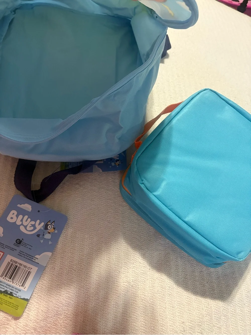 Bluey backpack matching